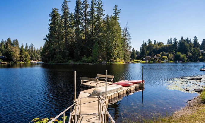 Lacey House | Lakefront Home with Dock and Scenic Views