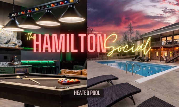 Mid America House | Lakefront Lux: Pool, Hot Tub, Game Room, Fire Pit