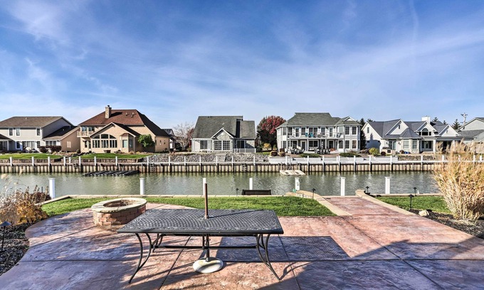 Marblehead House | Lakefront Ohio Home w/ Dock & Furnished Patio