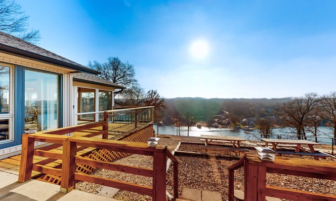 Bella Vista House | Lakefront paradise with amazing views, private dock, washer/dryer, & central AC