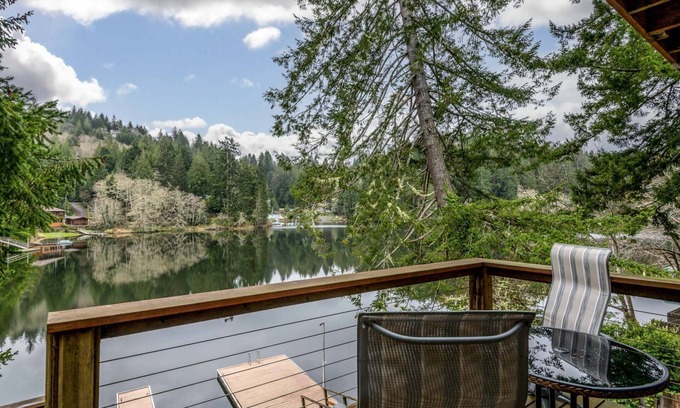 Florence House | Lakefront remodeled home, Amazing Views of Mercer Lake, Dock, Kayaks