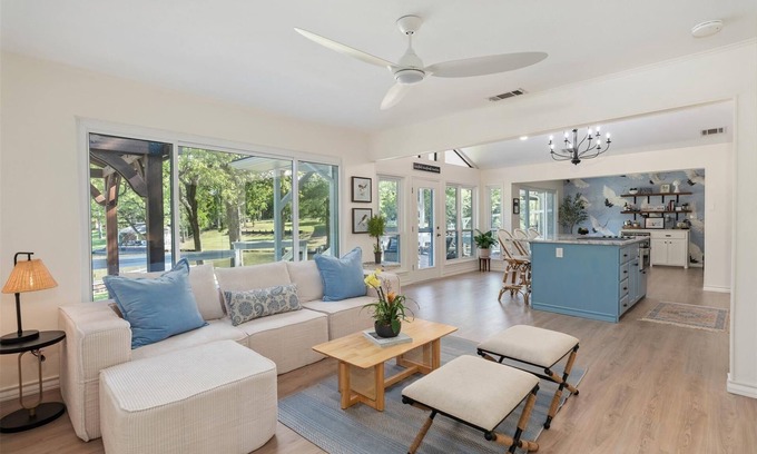 Malakoff House | Lakefront Retreat with Dock & Guest House