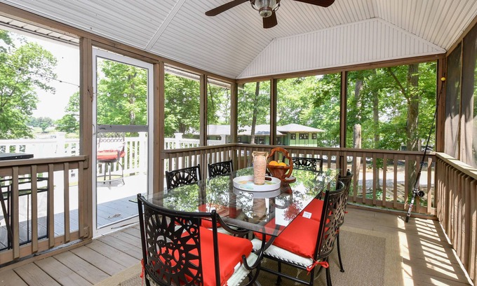 Mineral House | Lakefront Sunset Lagoon w/Dock New Listing