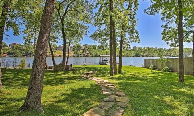 Rockwell House | Lakefront Swim Spa Oasis on Main Channel in Hot Springs