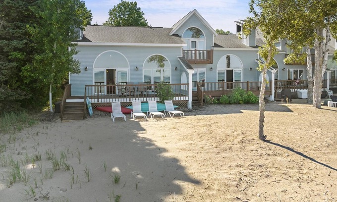 Charlevoix House | Lakefront Townhome close to Charlevoix & Bay Harbor