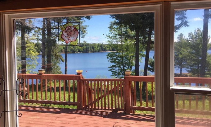 Cherryfield Cabin | Lakefront vacation Cabin on Pleasant River Lake.