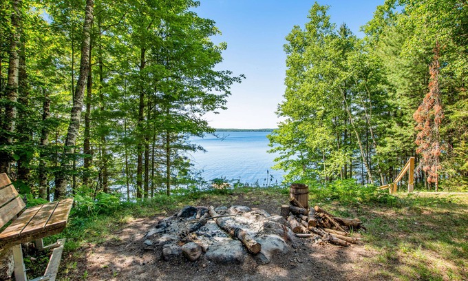 Conover House | Lakeside living with dock access, firepit, grill, & W/D - dog-friendly
