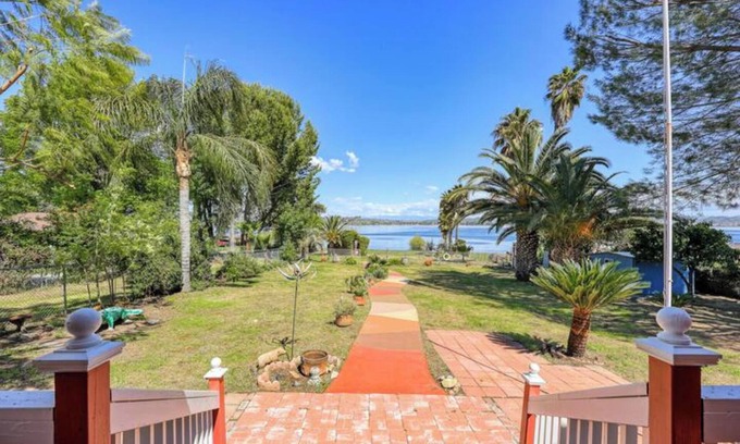 Lake Elsinore House | Lakeside Orange Farmhouse