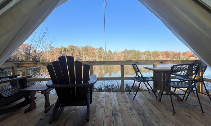 Long Creek RV Rental | Lakeside Tent