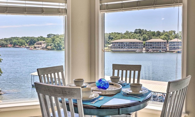 Lake Hamilton Apartment | 'lakeview Blue Oasis' in Hot Springs: Lake Access