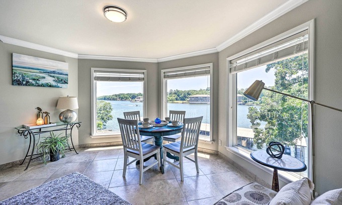 Lake Hamilton Condo | 'Lakeview Blue Oasis' in Hot Springs: Lake Access