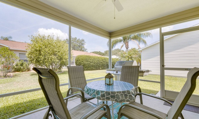 Lynnhaven House | Lanai & Golf Cart: The Villages Vacation Rental!