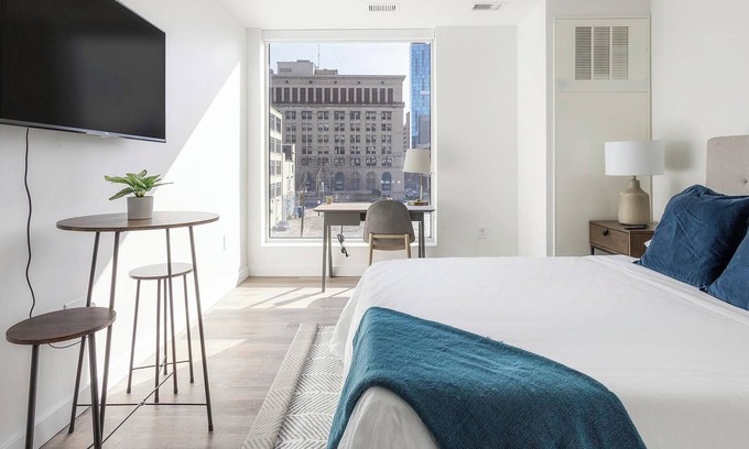 Greektown Historic District Apartment | Landing at eXchange - Studio in Downtown Detroit