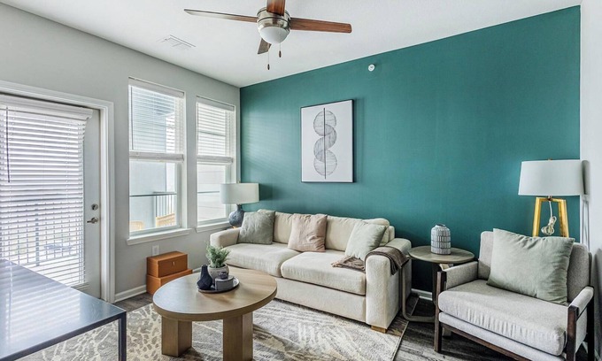 Park Hills Apartment | Landing | Chic 1BD, Yoga Studio, Pool