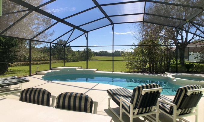 Orange Tree House | Large 5 bedroom villa with views of conservation area and large south facing pool