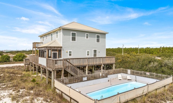 Southpointe House | Large 6 Bdrm home with amazing Gulf Views, Easy Beach Access, and Private Pool