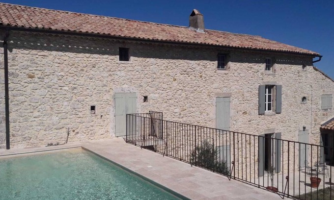 Saint-Marcel-d'Aredeche House | Large Family House in Provence with Swimming pool in nature South Ardèche