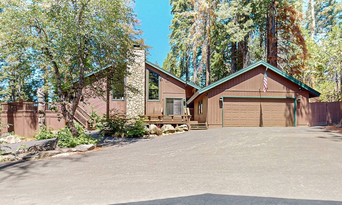 Shaver Lake House | Large Mountain Home w/Game Room, Fireplace, Wifi, & Private W/D