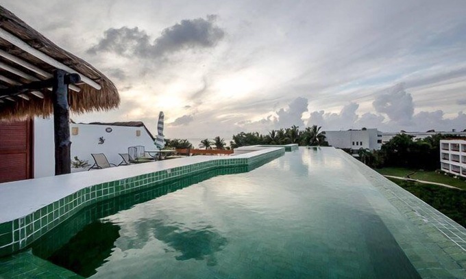 Costa Maya Condo | Large Penthouse Unit with Rooftop Pool