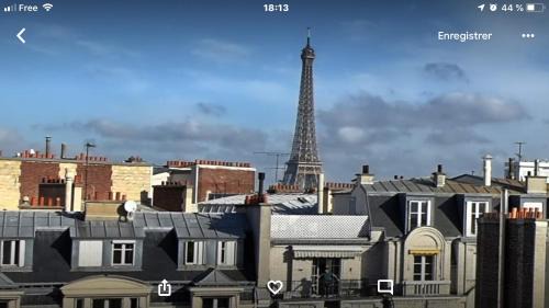 Auteuil Apartment | Large studio eiffel tower lacoste