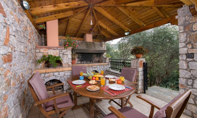 Stalos Villa | Large Villa With Private Swimming Pool And Sea Views In Stalos
