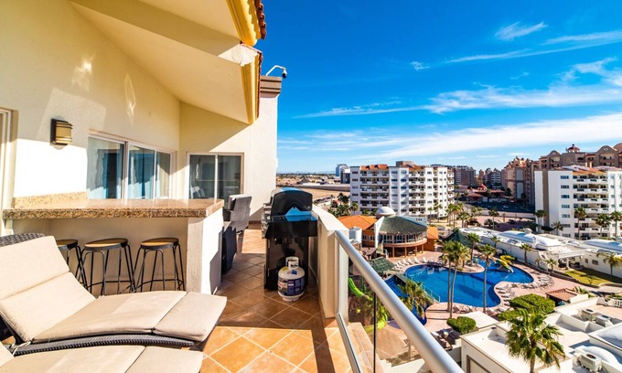Puerto Penasco Condo | Las Palmas 4BR/3BA Penthouse Ocean View 7th FL