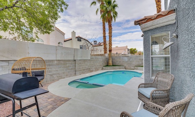 Las Vegas House | Las Vegas Vacation Rental: Private Pool & Patio!