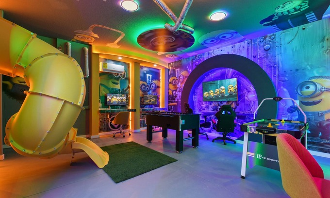 Four Corners Villa | Last Minute Disney! Private Pool, Hot Tub, Game Room & Themed Bedrooms. Book Now! #120559