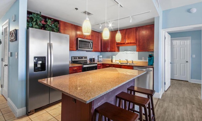 Panama City Beach House | Latitude Adjustment at Laketown Wharf #1107 by Nautical Properties Vacation Rentals