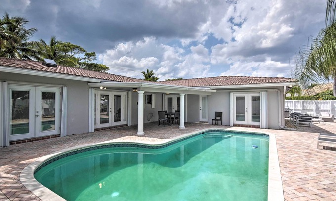 Survey Creek Villa | Lauderdale Waterfront Villa w/ Heated Pool