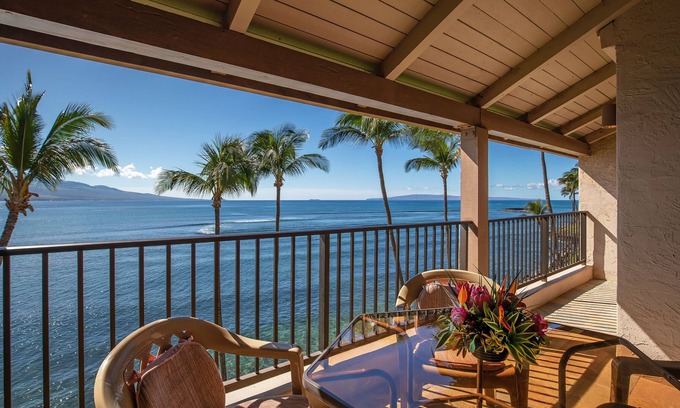 Maalaea Condo | *Lauloa 410* Maui Prime Oceanfront Condo, New A/C!