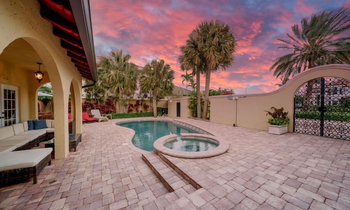 Florida North Atlantic Coast Villa | Lavish Mediterranean Villa With Direct Ocean Access