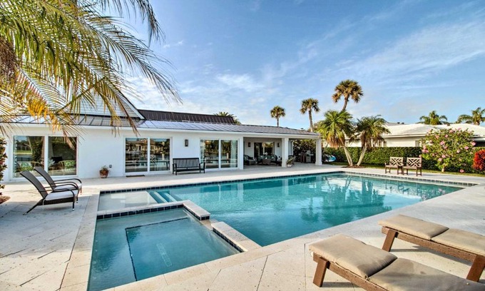Moorings House | Lavish Vero Beach Escape with Pool, Patio and Dock!