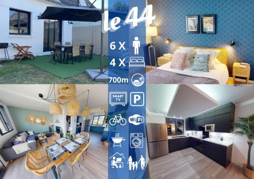 Dinard House | Le 44 - Maison familiale - Grand confort - 700m Plages