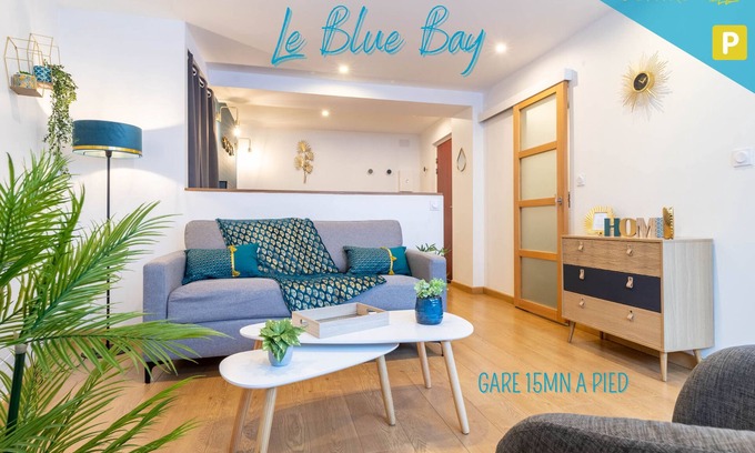 Tarbes Apartment | "LE BLUE BAY T2*VERY CENTER*COMFORTABLE*WIFI