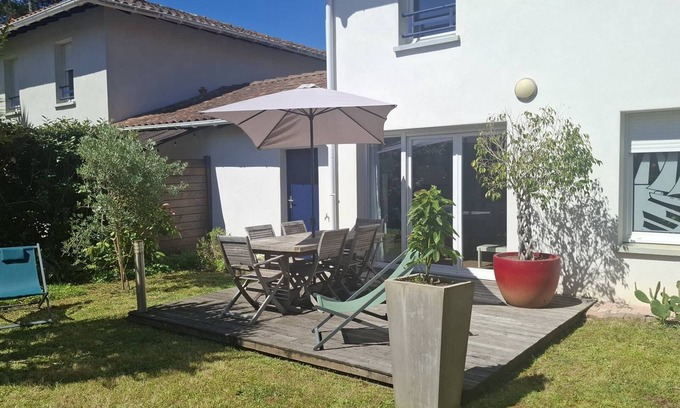 Capbreton House | Le Brigantin, semi-detached villa 68m2 with terrace, garden and small garage