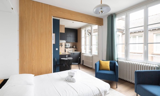 Graslin - Commerce Apartment | LE CINQ - Un nid au cœur de Nantes