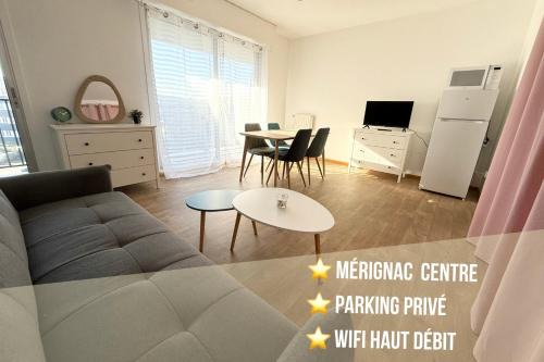 Merignac Apartment | Le Cocon Urbain Balcon & Parking Privé