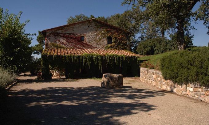 Gaiole in Chianti Villa | Le Diacce: Beautiful Old Farmhouse with Breathtaking Countryside View