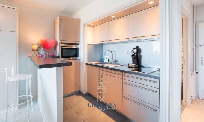Le Touquet-Paris-Plage Apartment | Le Grand Large : Studio Face mer
