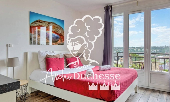 Dieppe Apartment | Le Léon 15 , charmant studio avec balcon vue mer situé à Dieppe