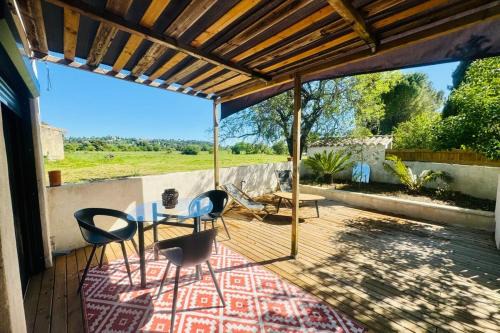 Villevieille House | Le Mas de La Cigale vue imprenable climatisation