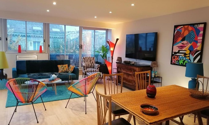 Epernay Apartment | Le Paul Chandon Centre-ville 4 pers Parking privé 2 places