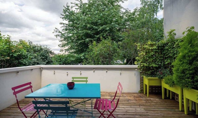 Bobigny Apartment | Le Picasso - Metro 5, terrasse, tres calme