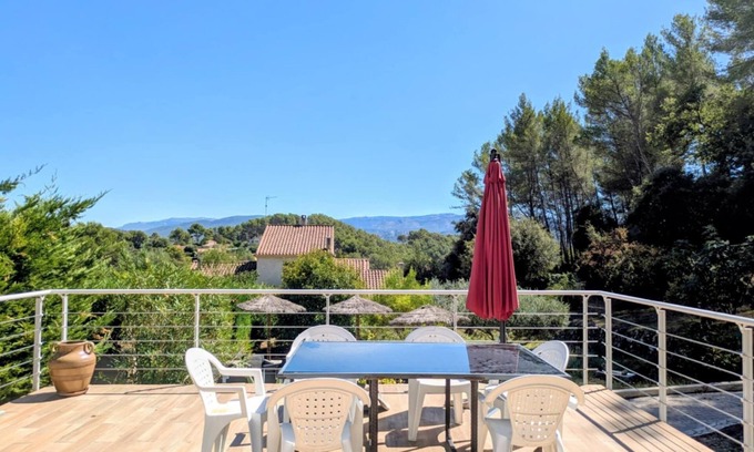 Peypin Villa | Le Soleil Levant ✨Villa familiale entre terre et mer Aix/Marseille