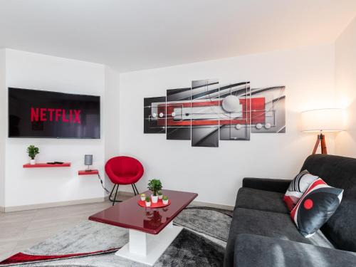 Charpennes - Charmettes Apartment | LE STELLA - HYPERCENTRE GARAGE GRATUIT WiFi NETFLIX AMAZON PRIME PROCHE PARC TETE D'OR