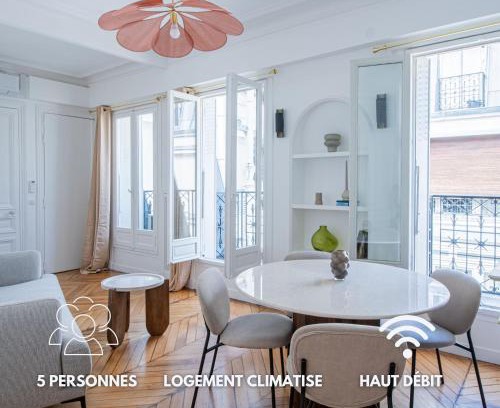 Chaillot Apartment | Le Trocadero - 5 minutes à pied de la Tour Eiffel - Place Trocadero - 5 personnes - Cadre Exceptionnel - Entièrement Climatisé