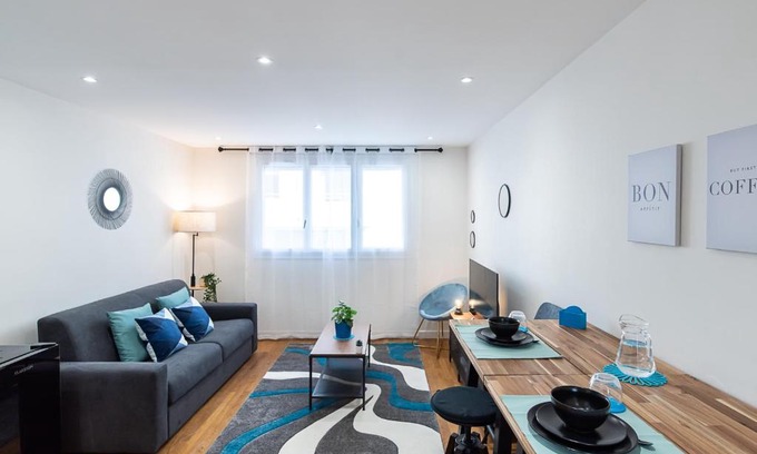 Charpennes - Charmettes Apartment | LE VALLES - HYPERCENTRE PARKING GRATUIT WiFi NETFLIX AMAZON PRIME