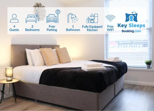 Bedford Apartment | Leisure & Contractors - Stylish Town Centre Apartment with Free Parking