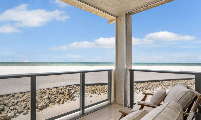 South Island Condo | Leonardo Arms. Gorgeous Views. Direct Gulf-front. End Unit.